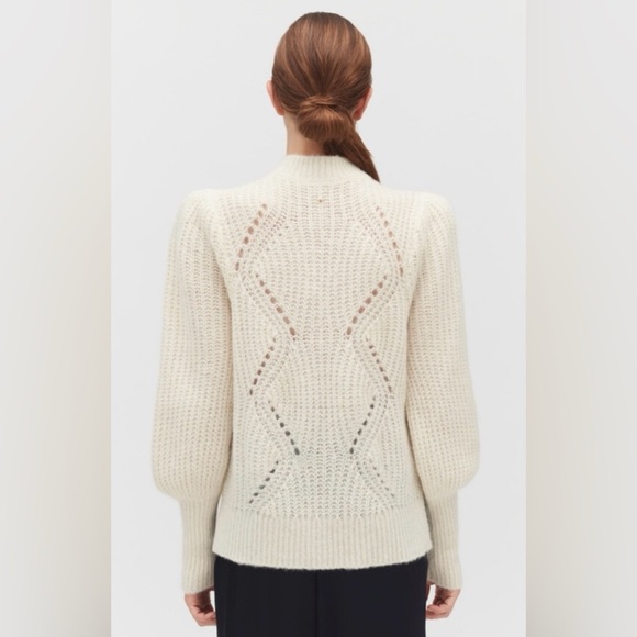 Cuyana Alpaca Wool Balloon Sleeve
Sweater in Cream $248 - Picture 3 of 6
